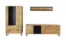 Bild 3 von Woodford Wohnkombination  Arezzo ¦ holzfarben ¦ Maße (cm): B: 309 H: 186 T: 50 Wohnwände - Möbel Kraft