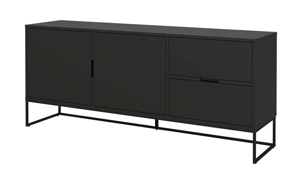 Bild 1 von Sideboard - schwarz - 176 cm - 76 cm - 43 cm - Kommoden & Sideboards