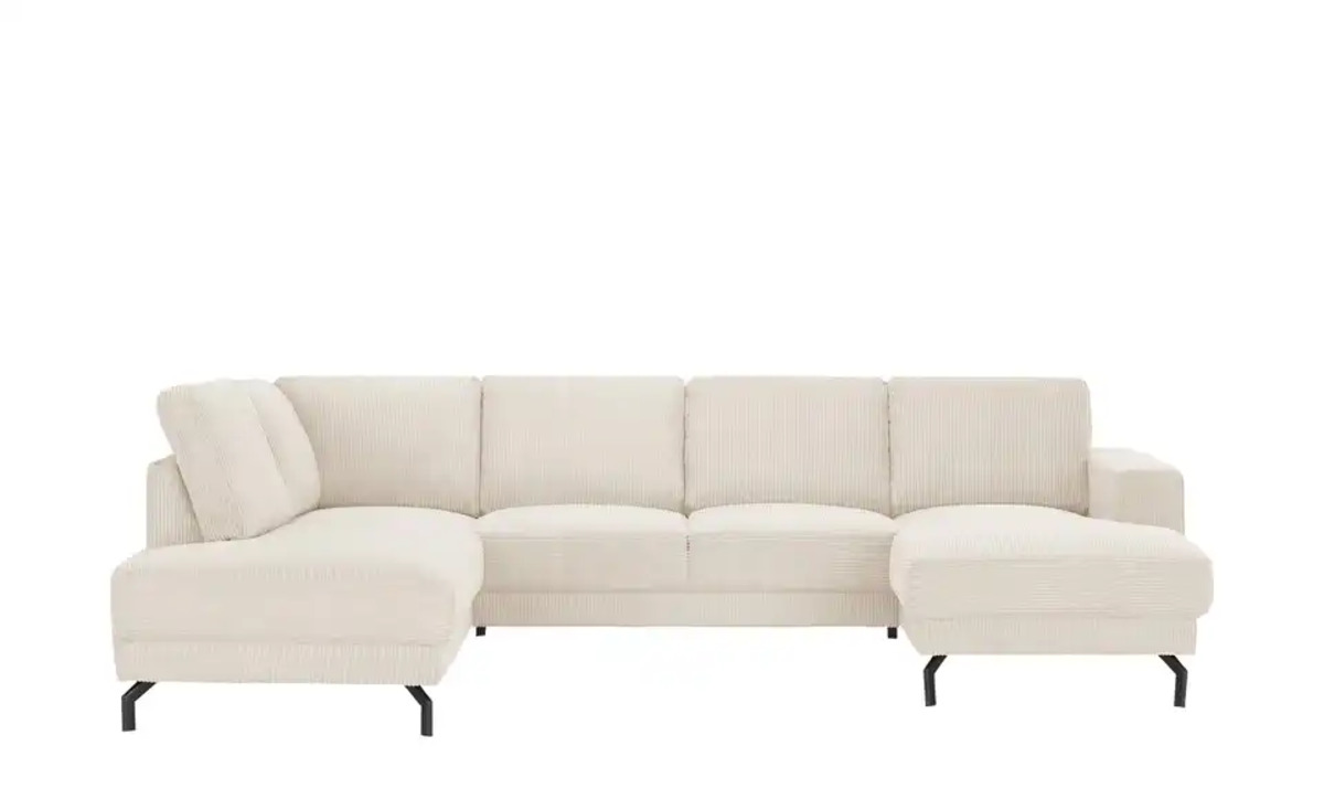 Bild 1 von Twist Wohnlandschaft  aus Cord Brazil ¦ weiß ¦ Maße (cm): B: 303 H: 78 T: 200 Polstermöbel > Sofas > Wohnlandschaften - Möbel Kraft