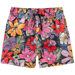 Jungen Badeshorts mit floralem Muster BUNT