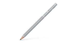 FABER CASTELL Jumbo Grip Bleistift HB silber