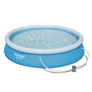 Bestway Fast Pool Komplett-Set Ø 366 x 76 cm rund inkl. Filterpumpe