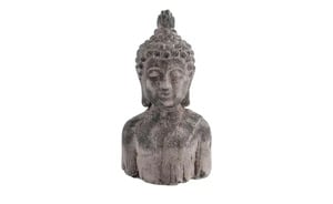 Deko Figur Buddha ¦ grau ¦ Zement ¦ Maße (cm): B: 14 H: 26,5 T: 9,5 Dekoration > Dekoartikel - Möbel Kraft