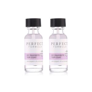 PERFECT FORMULA Topcoat Überlack versiegelt & schützt, 2x 18ml