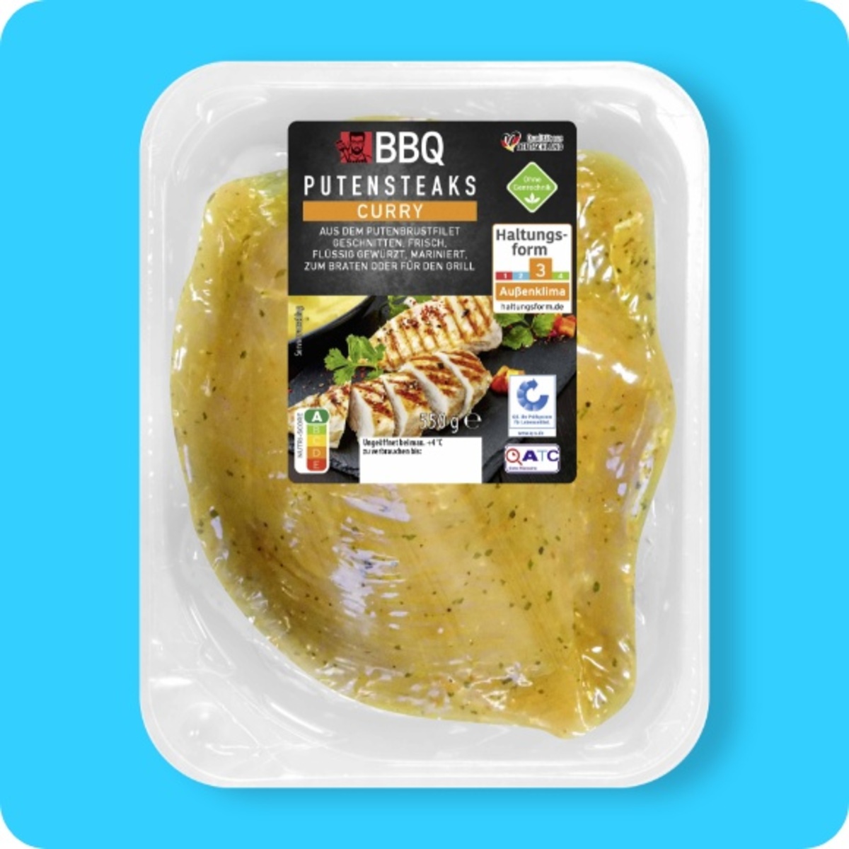 Bild 1 von BBQ Marinierte Putensteaks, versch. Sorten