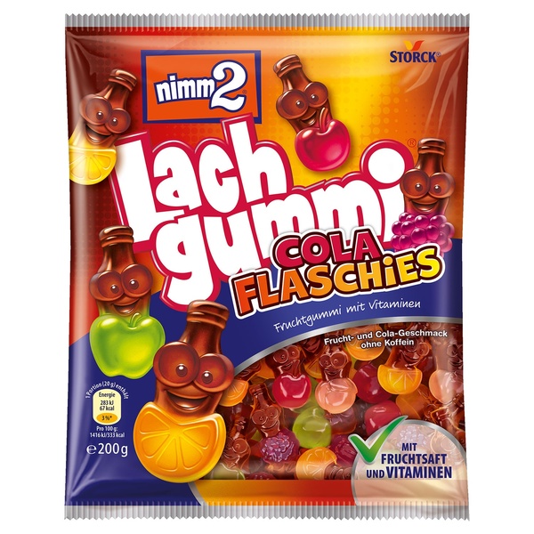 Bild 1 von STORCK Nimm2 Lachgummi 200 g, Flaschies