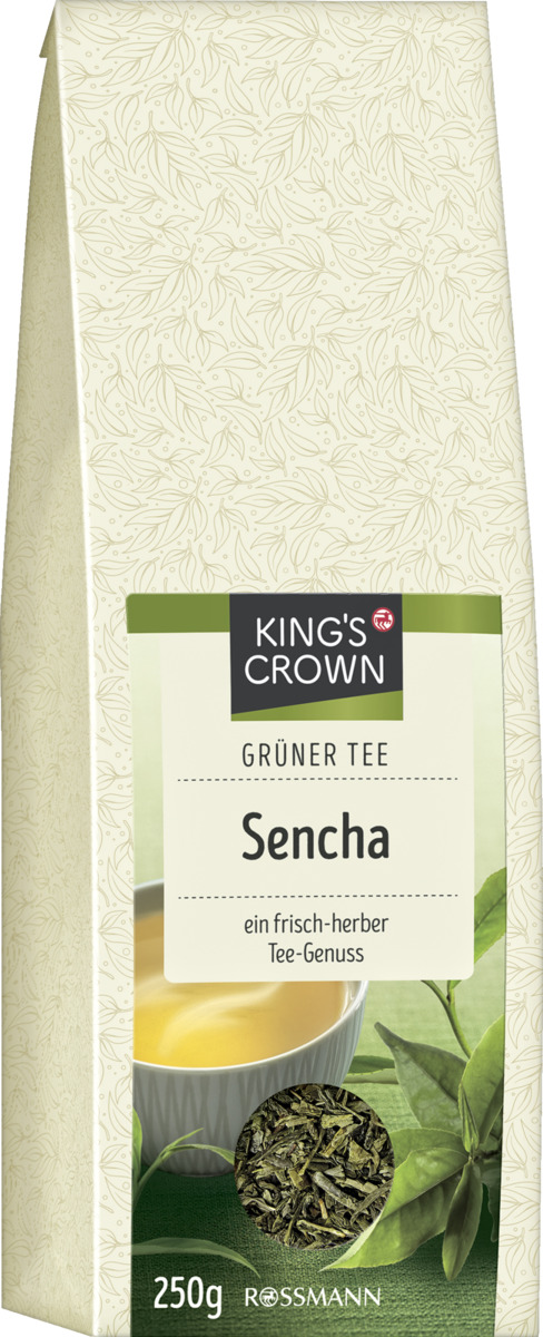 Bild 1 von KING'S CROWN Grüner Tee Sencha, 250 g