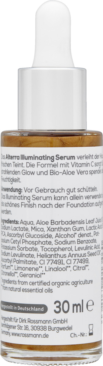 Bild 2 von Alterra NATURKOSMETIK Illuminating Serum, 30 ml