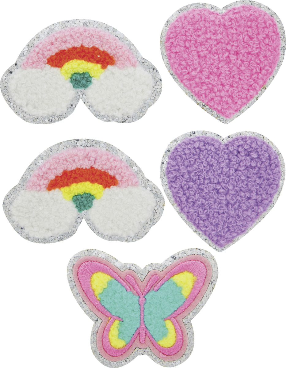 Bild 1 von IDEENWELT Chenille Sticker, 5er-Set
