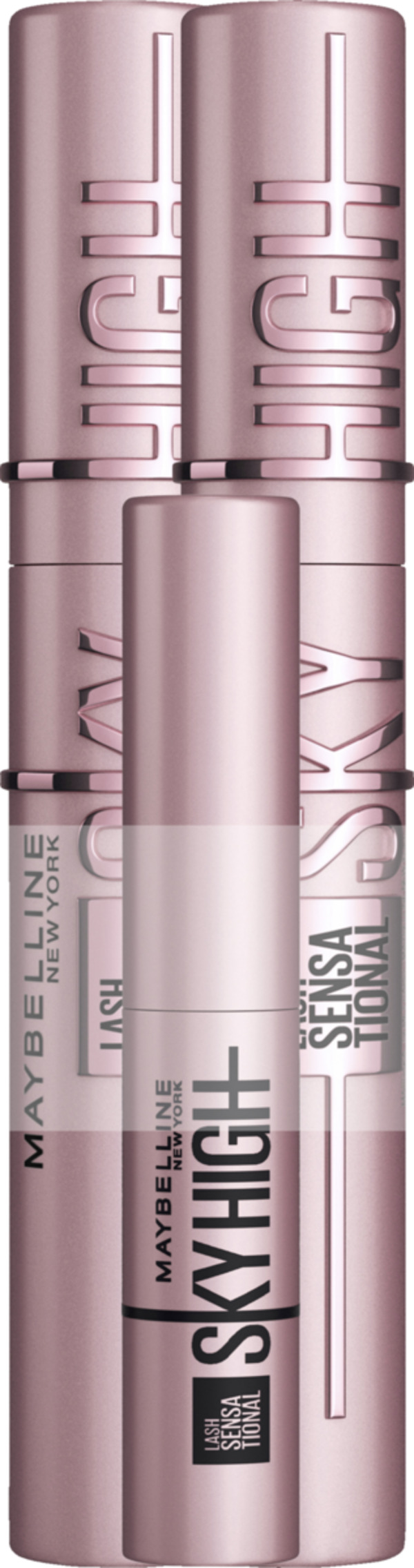 Bild 1 von Maybelline New York Lash Sensational Sky High Very Black Mascara Doppelpack mit gratis Sky High Mini Mascara