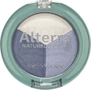 Alterra NATURKOSMETIK Trio Lidschatten 04 - Blue Water, 1 g