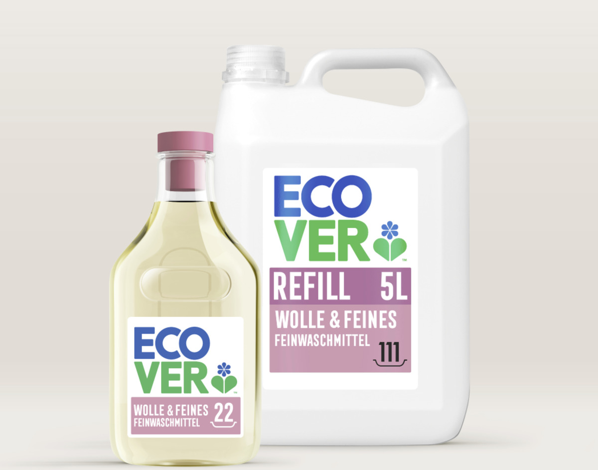 Bild 4 von Ecover Feinwaschmittel Wolle & Feines Flüssig Wasserlilie & Honigmelone 111 WL, 110 WL