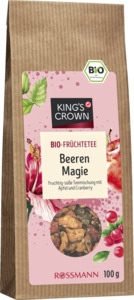 KING'S CROWN Bio Früchtetee Beerenmagie, 100 g