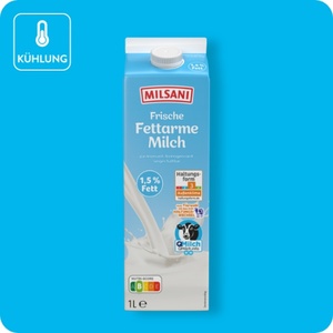 MILSANI Fettarme Milch, 1,5%