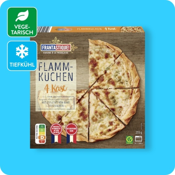 Bild 1 von FRANTASTIQUE! Flammkuchen, 4 Käse