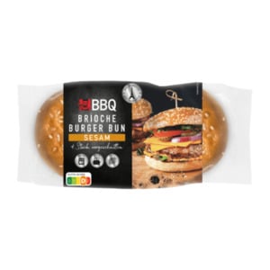 BBQ Brioche Burger Buns 300g