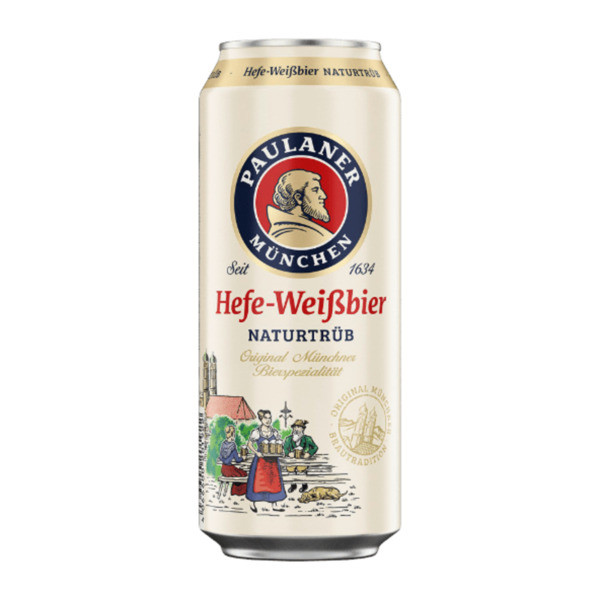 Bild 1 von PAULANER Hefe-Weißbier naturtrüb 0,5L