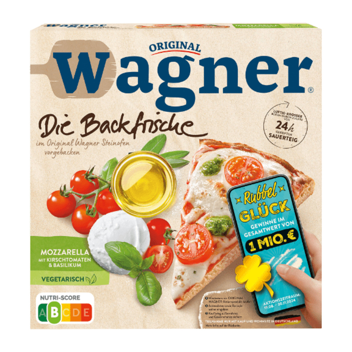 Bild 1 von ORIGINAL WAGNER Die Backfrische 350g Mozzarella