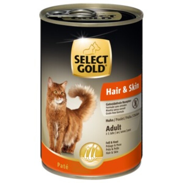 Bild 1 von SELECT GOLD Hair & Skin Adult 6x400 g