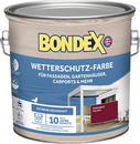 Bild 1 von Bondex Wetterschutzfarbe 2,5 L purpurrot