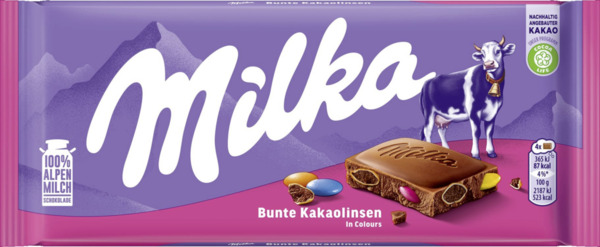 Bild 1 von Milka Bunte Kakaolinsen, 100 g