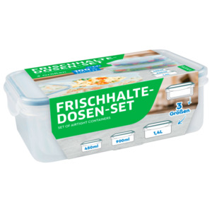 Vivess Frischhalte-Dosen-Set 3 Stück