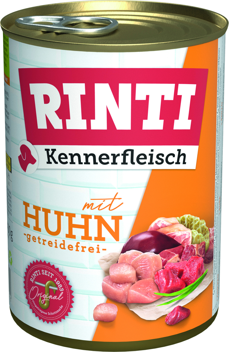 Bild 1 von Rinti Kennerfleisch Adult Huhn 400 g bei Kartonabnahme