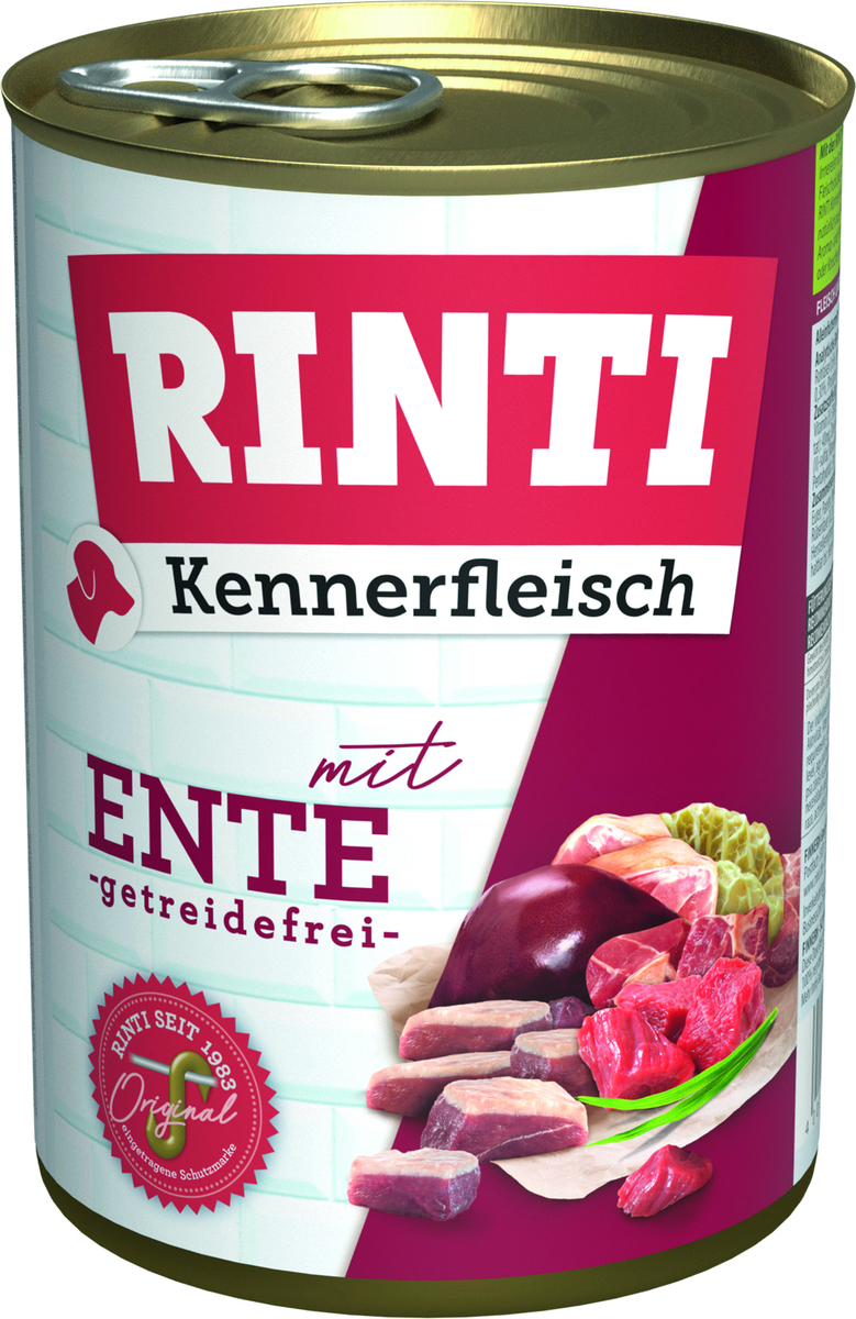 Bild 1 von Rinti Kennerfleisch Adult Ente 400 g bei Kartonabnahme