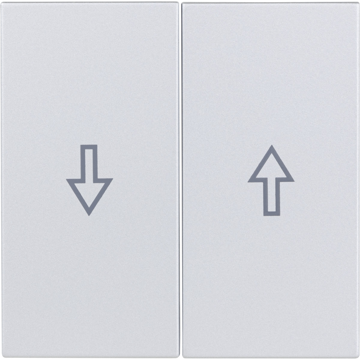 Bild 1 von toom Jalousienschalter-Abdeckung 'Design Line' silbern