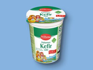 Milbona Fettarmer Kefir,  500 g