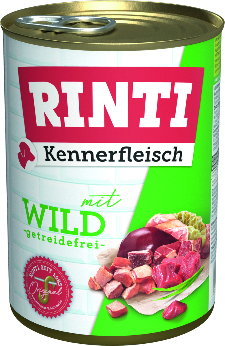 Bild 1 von Rinti Kennerfleisch Adult Wild 400 g bei Kartonabnahme