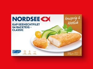 Nordsee MSC Kap-Seehechtfilet im Backteig,  400 g