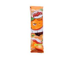 Fritt Orange Kaubonbon Streifen 6er 70g