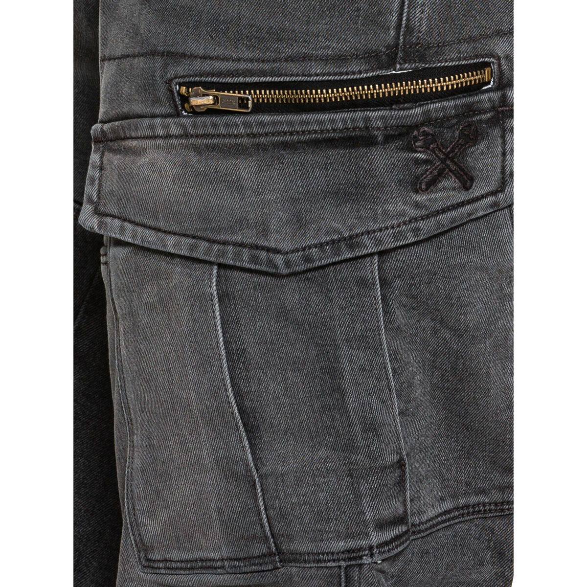 Bild 3 von Defender Mono Cargo Motorradhose Grau