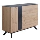 Bild 1 von Sideboard FineBuy Kommode 110x87x40 cm MDF Eiche Dekor Anrichte Standschrank