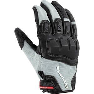 Yukon Mesh Leder/Textilhandschuh kurz Grau