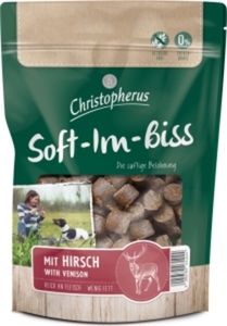 Christopherus Soft-Im-Biss mit Hirsch 125 g