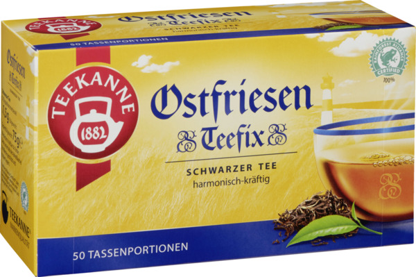 Bild 2 von Teekanne Ostfriesen Teefix Tassenportion 50er Schwarzer Tee, 75 g