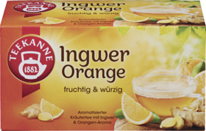 Teekanne Kräutertee Ingwer-Orange, 32,4 g