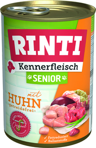 Rinti Kennerfleisch Senior Huhn 400 g bei Kartonabnahme