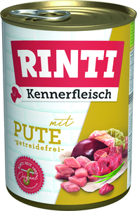 Rinti Kennerfleisch Adult Pute 400 g bei Kartonabnahme