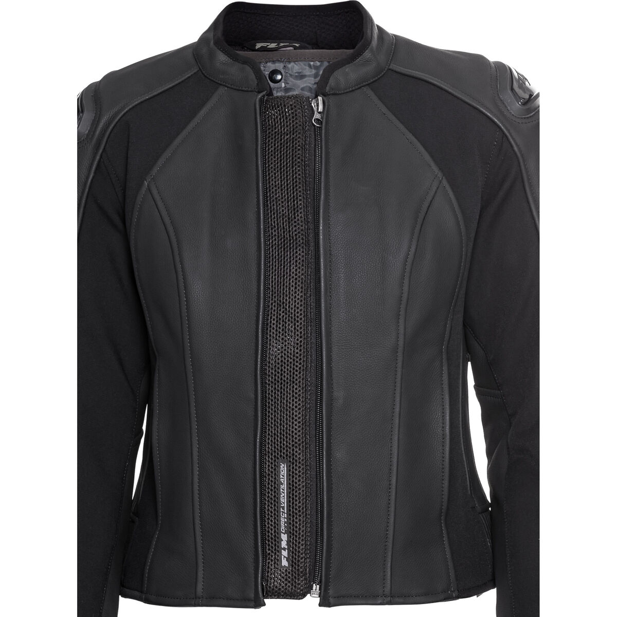 Bild 3 von Brooklands Damen Lederjacke Schwarz