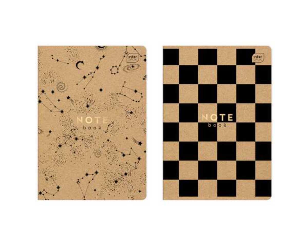 Bild 1 von Notizbuch A5 60 Blatt kariert Kraftpapier-Cover