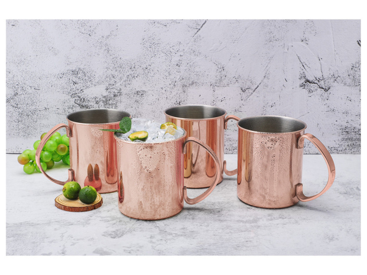 Bild 4 von ECHTWERK Moscow Mule Becher Set aus Edelstahl