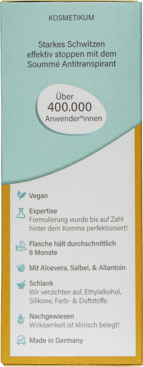 Bild 3 von Soummé Antitranspirant Protection Roll-on, 50 ml