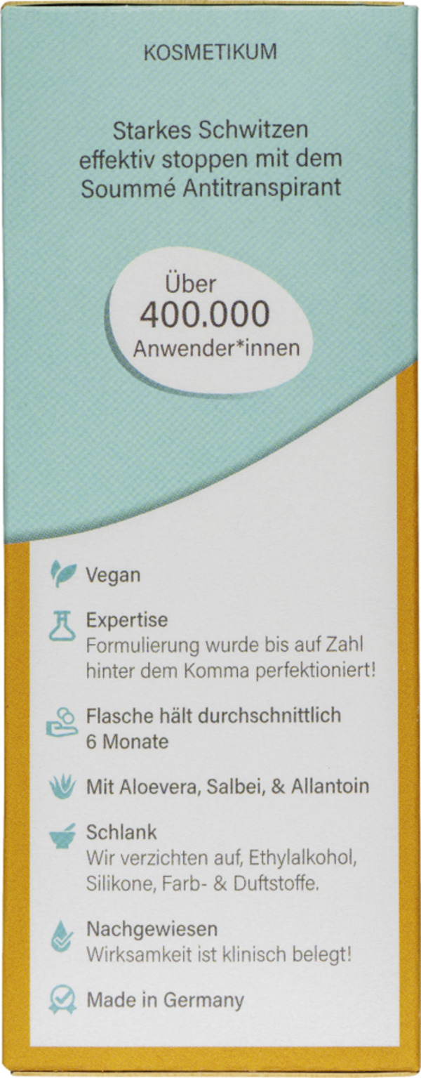 Bild 3 von Soummé Antitranspirant Protection Roll-on, 50 ml