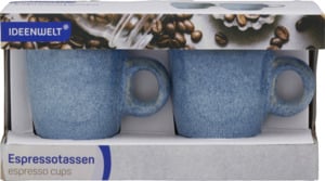 IDEENWELT ESPRESSOTASSEN 2ER-SET