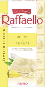 Ferrero Raffaello Tafel Kokos Ananas, 90 g