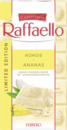 Bild 1 von Ferrero Raffaello Tafel Kokos Ananas, 90 g