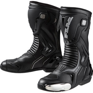 Octane Motorradstiefel lang Schwarz